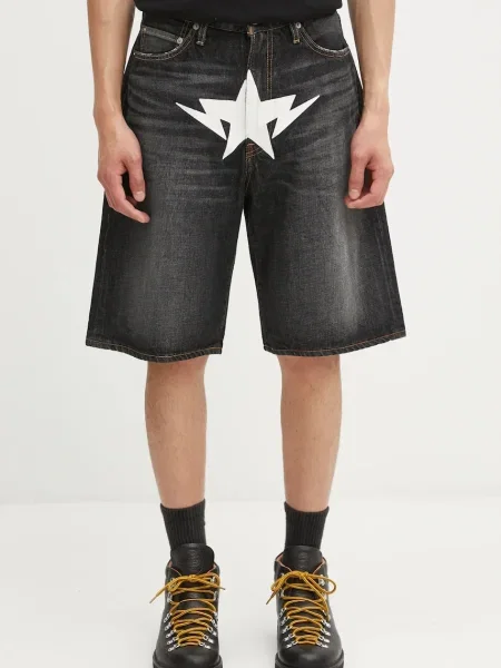 A Bathing Ape pantaloni scurți din Twin Sta negru