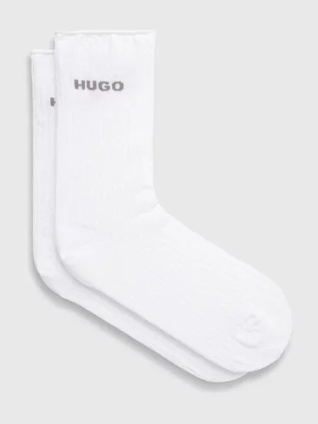 Чорапи HUGO 2 чифта бяло