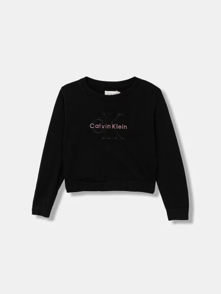 Calvin Klein Jeans Dječja dukserica crna