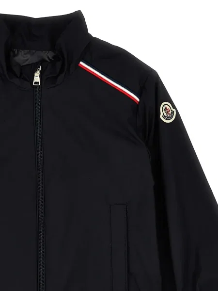 Kurtka dziecięca Moncler Enfant niebieska