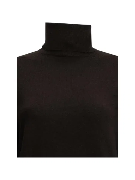 Sweter z golfem Brunello Cucinelli brązowy