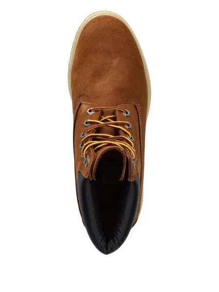 Čizmice Timberland s vezicama s čipkom smeđa