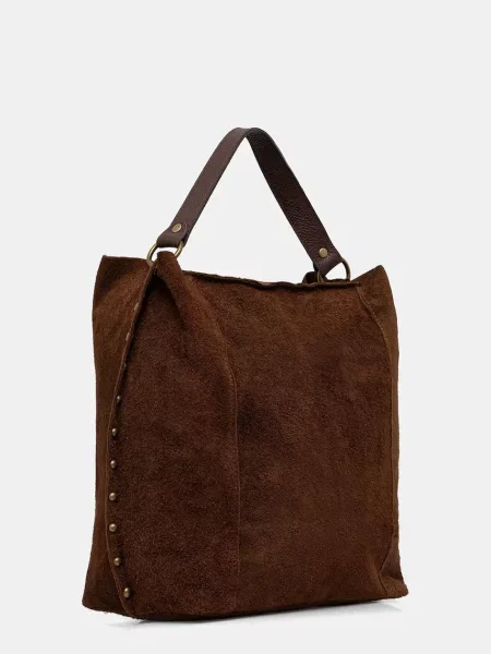 Замшева сумочка Answear.LAB коричневий