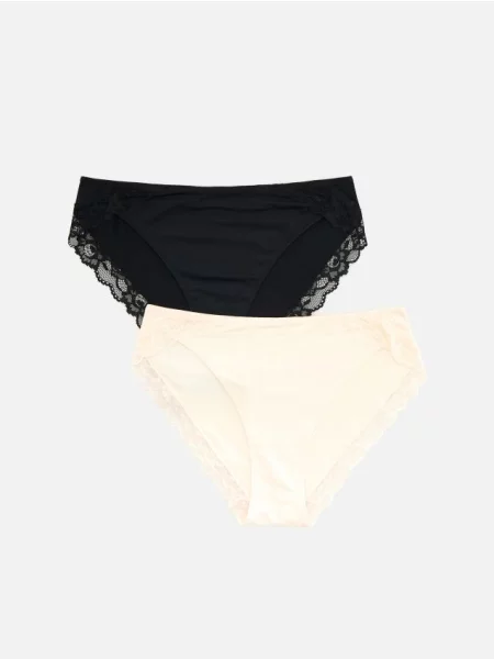 Reserved Chiloți tip bikini 3 bucăți negru