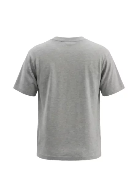 Tricou Off-white cu imagine cu buzunare aplicate alb