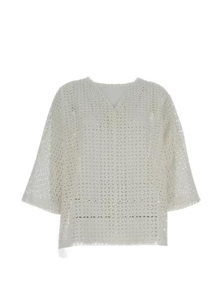 Top Irie' z dekoltem w serek biały