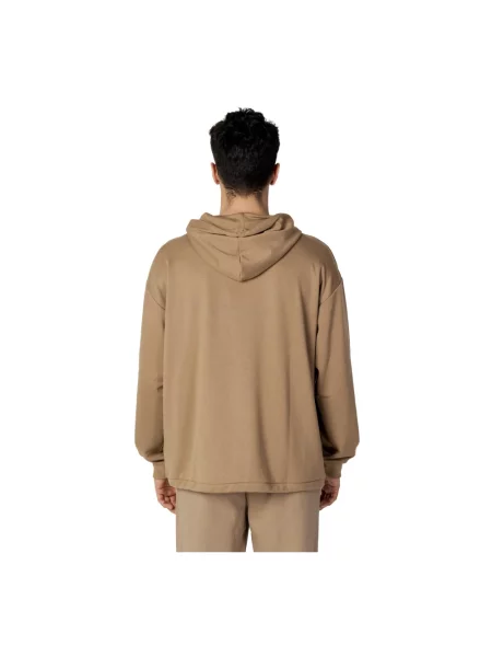Bluza z kapturem Fila brązowa