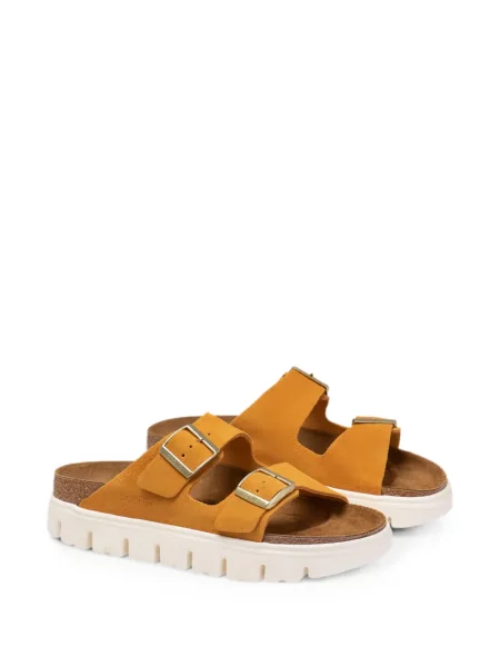 Sandale Birkenstock cu cataramă galben