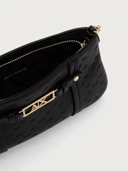 Кожаная сумка Armani Exchange