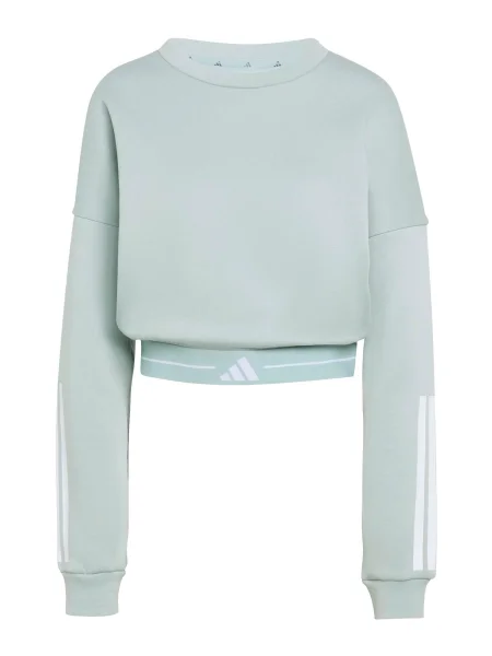 ADIDAS PERFORMANCE Sportovní mikina HYG pastelová modrá bílá