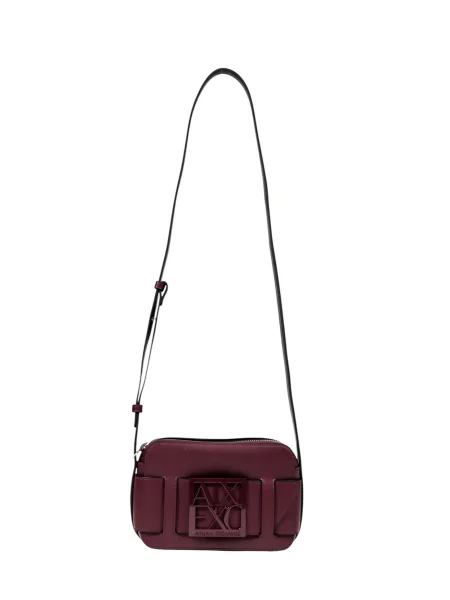 Crossbody torbica Armani Exchange črna
