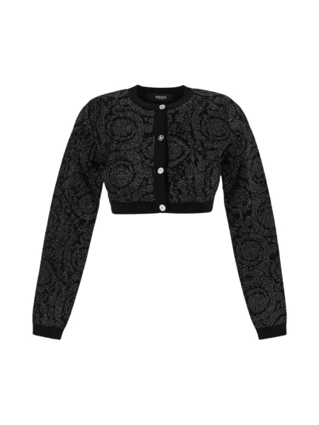 Sweter Versace czarny