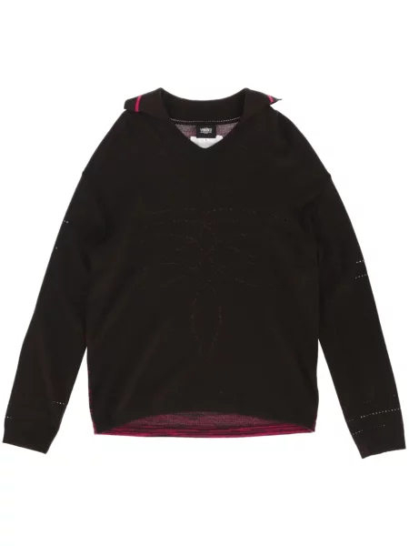 Svetr Versace Pre-owned s perforací hnědý