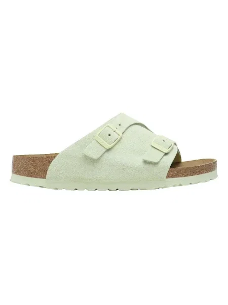 Pantofi Birkenstock din piele de căprioară maro
