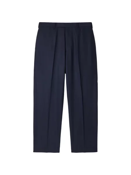 Pantaloni Paul Smith de lână albastru