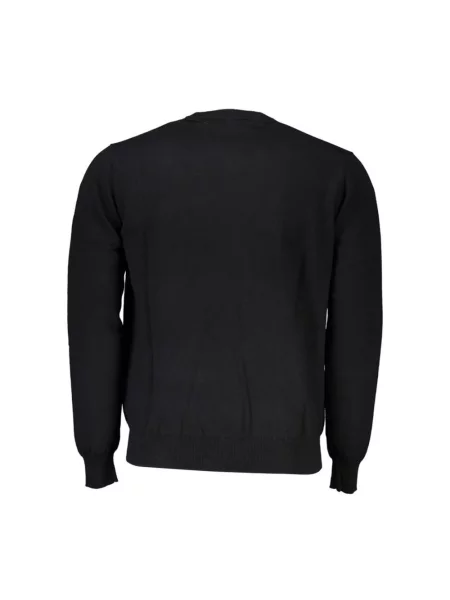 Haftowany sweter Harmont & Blaine elegancki czarny