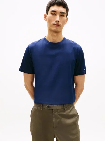 Tommy Hilfiger Tailored koszulka Mężczyźni S niebieski