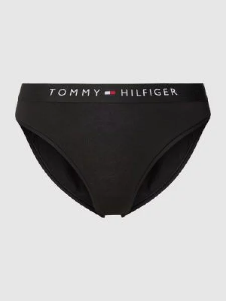 Majtki sportowe Tommy Hilfiger Logo w kolorze czarno-białym M czarne