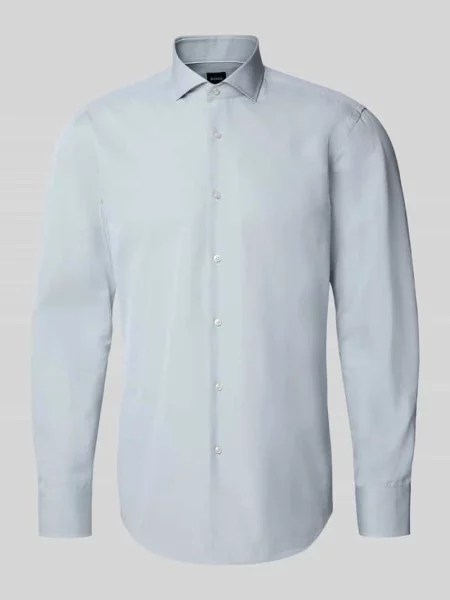 Koszula casualowa o kroju slim fit z czystej bawełny model ‘HANK’ Boss miętowa