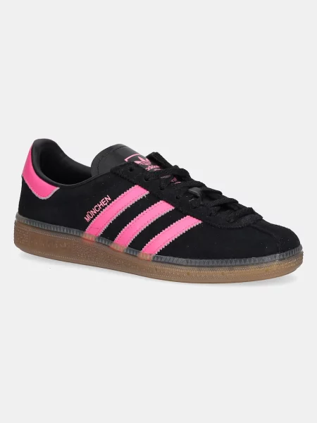Sneakers adidas Muenchen W Core Black/ Lucid Pink/ EUR 41 μαύρο