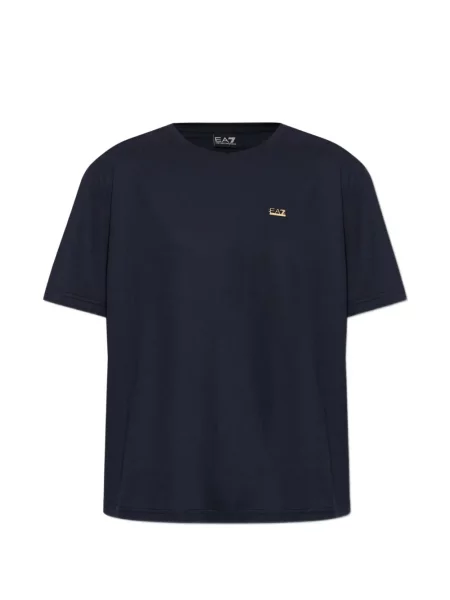 Tricou Ea7 Emporio Armani cu autograf albastru