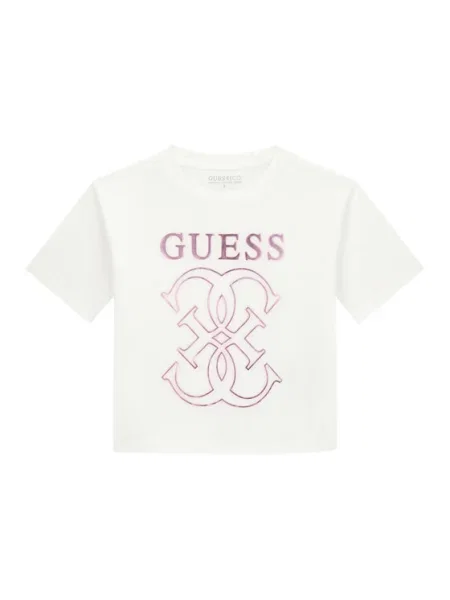 Guess Marškinėliai Regular Fit balta