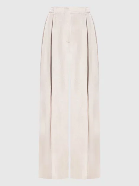 Світло-сірі штани палаццо Brunello Cucinelli сірі