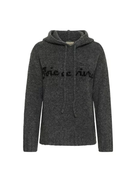 Bluza z kapturem Cream z kapturem szara