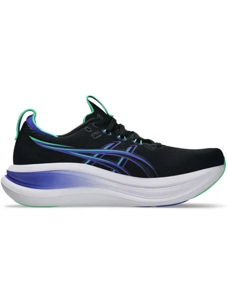 Pánske bežecké topánky ASICS Gel-Nimbus 28 black/cobalt burst čierna