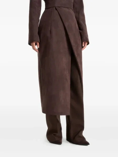 Palton Manière De Voir din piele de căprioară maro