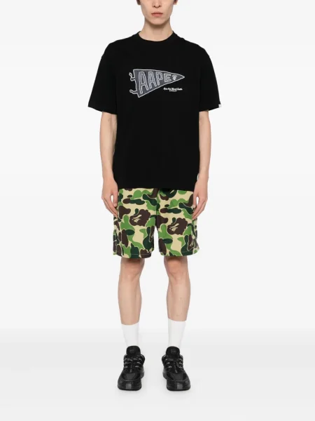 Pantaloni scurți A Bathing Ape® cu imagine verde