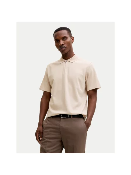 Polo majica Jack & Jones bež