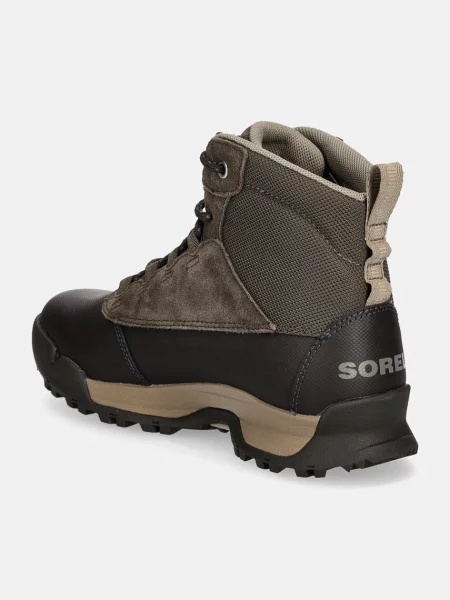 Sorel bőr cipő BUXTON LITE LACE PLUS WP férfi barna