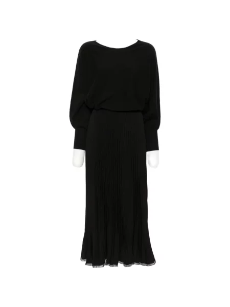 Rochie midi Twinset din dantelă negru