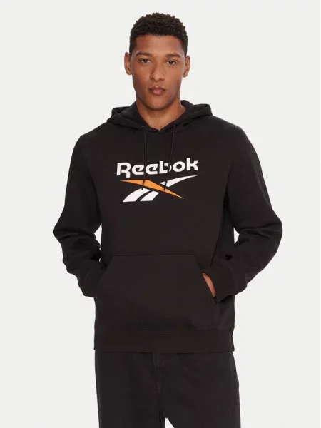 Reebok Μπλούζα μαύρο