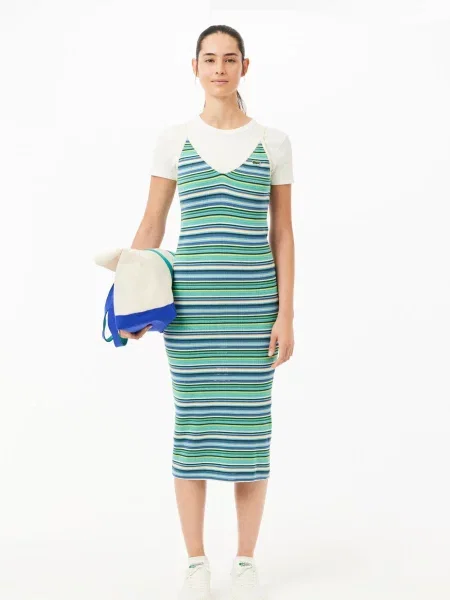 Платье Lacoste зеленое