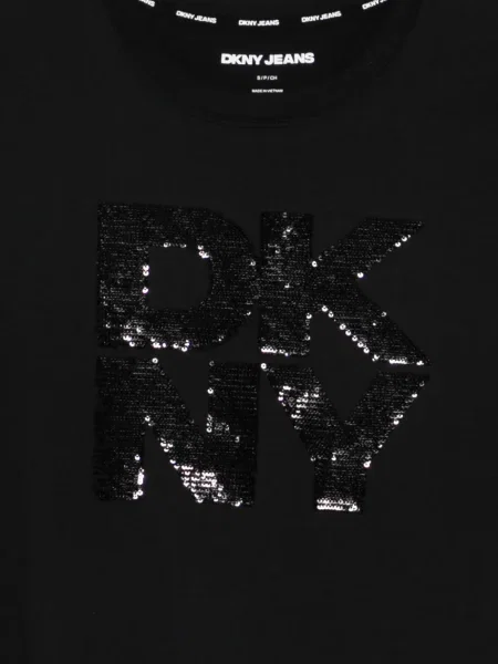 Cămașă Dkny cu paiete negru
