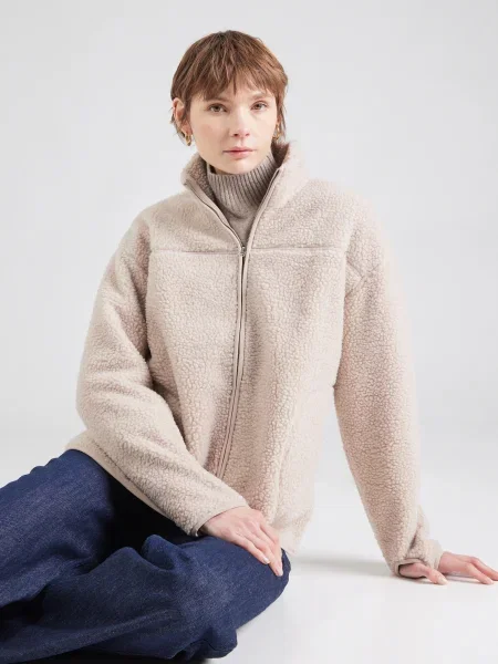 PIECES Jachetă fleece PCSADIA grej
