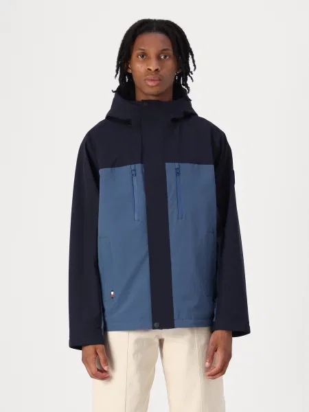 TOMMY HILFIGER Prechodná bunda námornícka / dymovo modrá