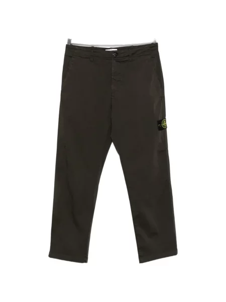 Pantaloni Stone Island cu strasuri maro