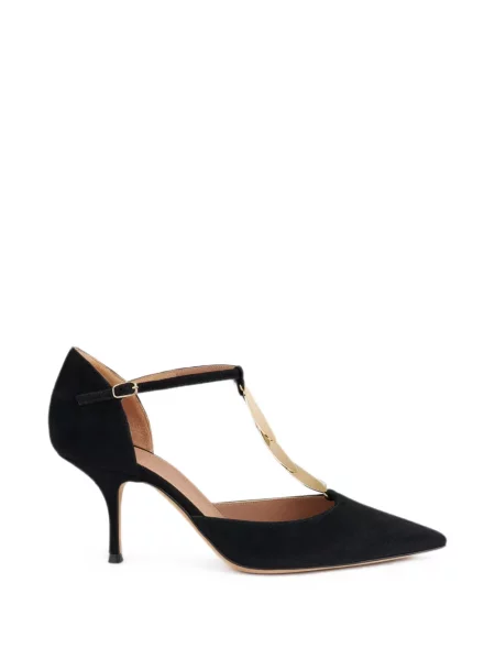 Pantofi cu toc Malone Souliers din piele de căprioară negru