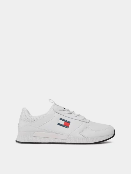 Tommy Hilfiger Кросівки Шкіра/поліамід білий