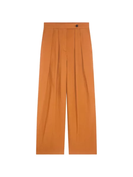 Pantaloni Dries Van Noten portocaliu