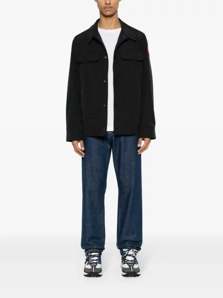 Vienakrūtis paltas Canada Goose juoda
