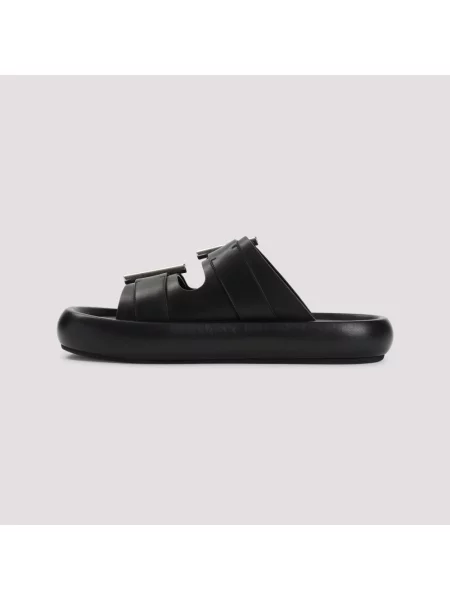 Klapki Alexander Mcqueen czarne