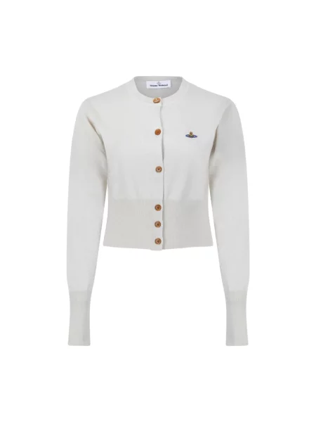 Sweter Vivienne Westwood wełniany biały