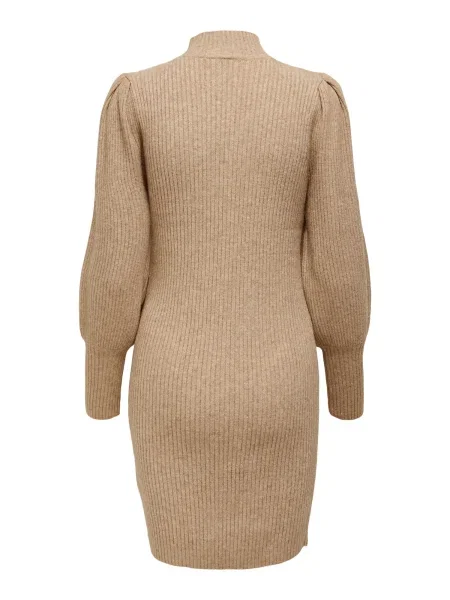 Only Maternity Rochie tricotat Katia deschis maro