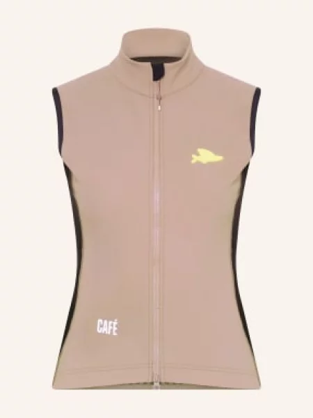 Café Du Cycliste Softshellová Cyklistická Vesta Sibille velbloudí