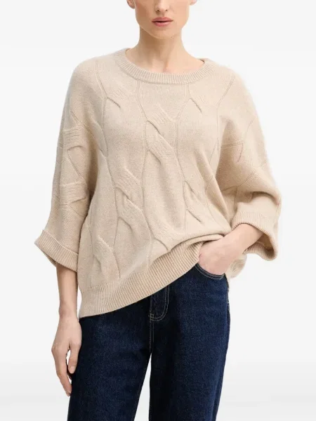 Sweter Benetton z okrągłym dekoltem