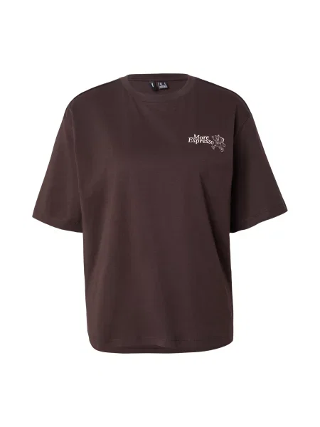 VERO MODA Tricou VMPAULINA THEA deschis / ciocolatiu / mov liliachiu bej
